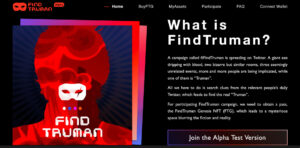 Web3.0を楽しむためのMask Networkガイド No.005 - メタバースプロジェクト"FindTruman”とは